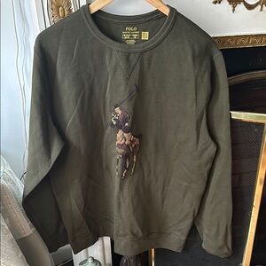 Polo by Ralph Lauren Green Crewneck Sweater